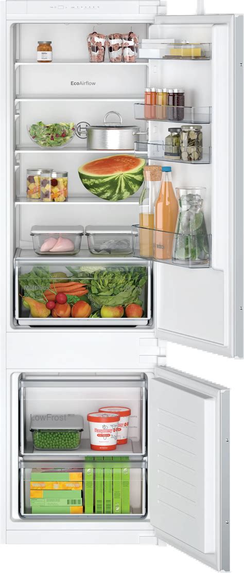 KIV87NSE0G Built-in fridge-freezer with freezer at bottom | BOSCH GB