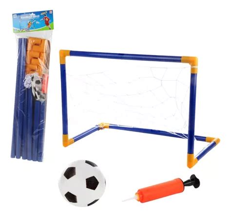 Trave De Futebol Infantil Bola Mini Gol Rede Brinquedo MercadoLivre