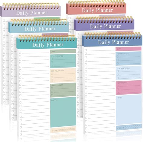 Censen Pack To Do List Notepad Daily Planner Notepad To Do Notebook