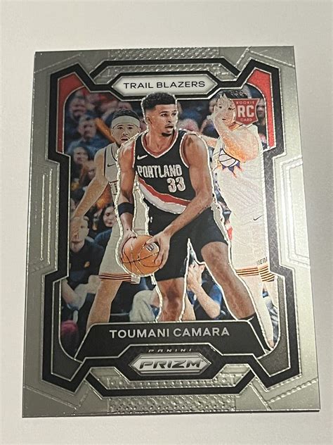 Panini Prizm Toumani Camara Base Rookie Rc Portland Trail