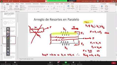 Sistema De Resortes En Paralelo Youtube