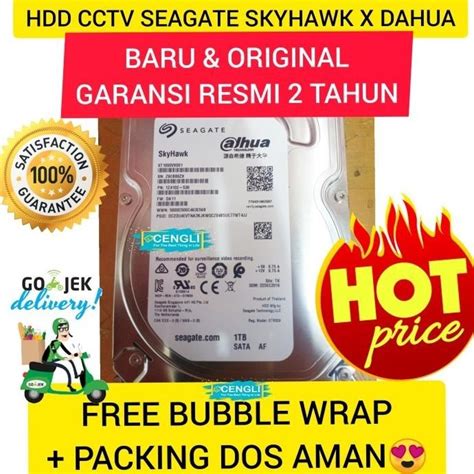 Jual Hdd Cctv 1tb Hard Disk 1 Tb Seagate Skyhawk Dahua New Ori Grns 3 Tahun Shopee Indonesia