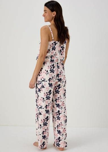 Pink Floral Cami Pyjama Set Matalan