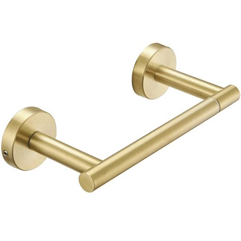 Bwe Brushed Gold Toilet Paper Holder Wall Mounted Double