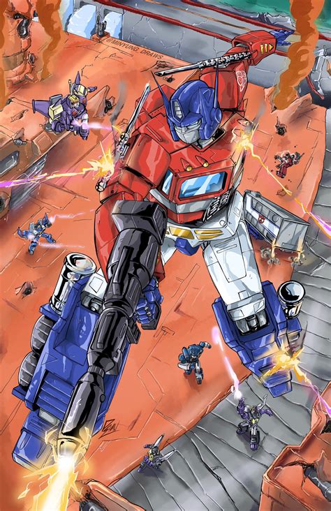 Prime Vs Decepticons Transformers Optimus Optimus Prime