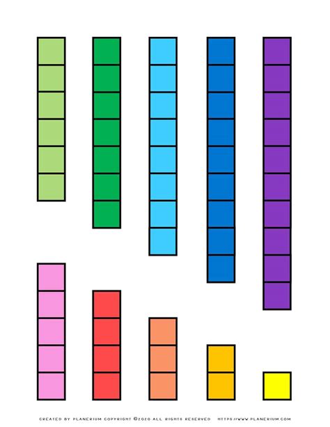 Cuisenaire Rod Worksheet