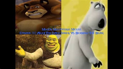 Mugen Multiverse Melee Episode Alex The Lion Shrek Vs Bernard