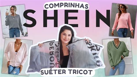 COMPRINHAS SHEIN SUÉTER TRICOT PULLOVER SHEIN HAUL Provador de