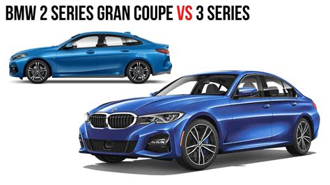 BMW 2 Series Gran Coupe Vs 3 Series - Specifications Comparison