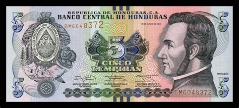 Billete Honduras Lempiras Numism Tica Martell