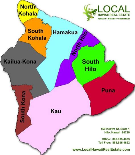 Hawaii Congressional Districts Map