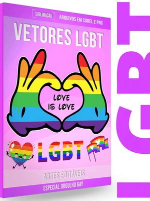 Vetores Lgbt Orgulho Gay Editaveis Corel Png Artes Sublimaca Compre