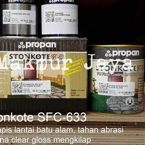 Jual Stonkote Propan SFC 633 Clear Gloss Cat Lantai Batu Alam Shopee