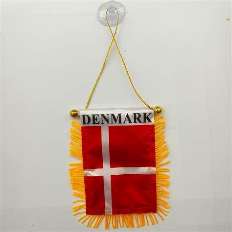 Zaroyeax European Cup Participating Countries Flag Car Flag Small Hanging Flag Flowing Beard