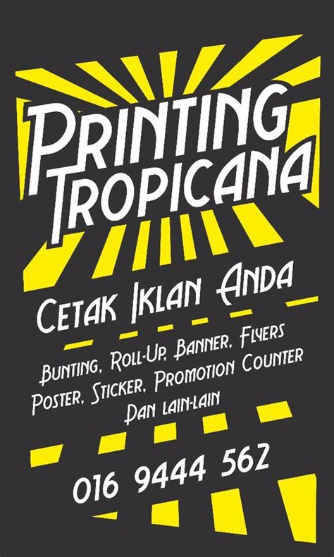 Printing Tropicana Updated April Jalan Tropicana Selatan Pju