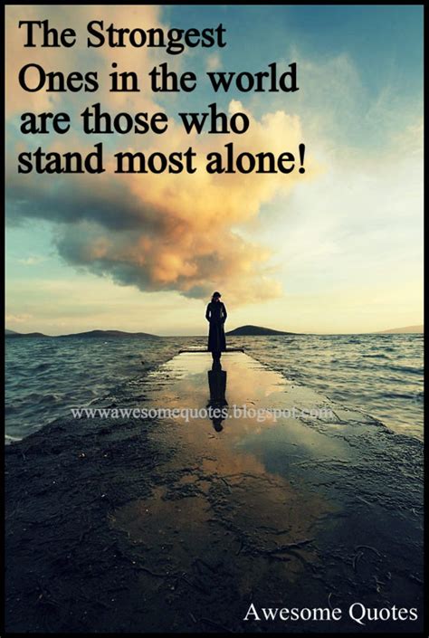 Alone In The World Quotes. QuotesGram