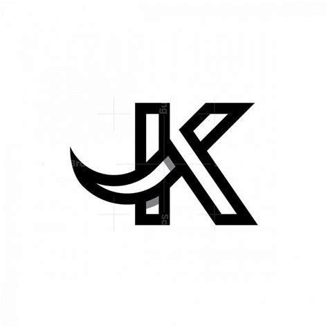 JK KJ Logo | Logo design creative, Unique monogram, Monogram design