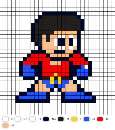 Pin En Dc Comics Characters Perler Bead Patterns