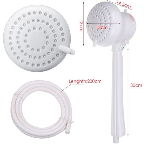5400W 110V 220V Electric Shower Head Tankless Instant Hot Water Heater Bath New EBay