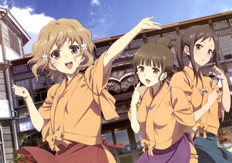 Wallpaper Illustration Anime Girls Cartoon Hanasaku Iroha