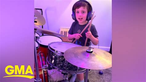 6 Year Old Goes Viral For Playing Over 8 Instruments L Gma Youtube