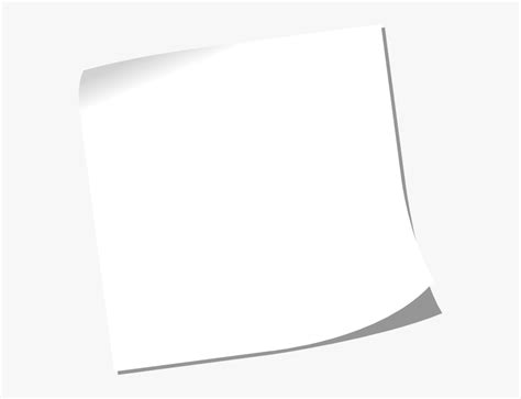 Post It Note Png White Sticky Note Png Transparent Png Transparent