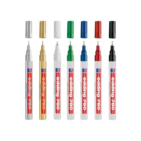 X Edding Paint Marker Pen Glass Metal Plastic Bullet Tip Mm