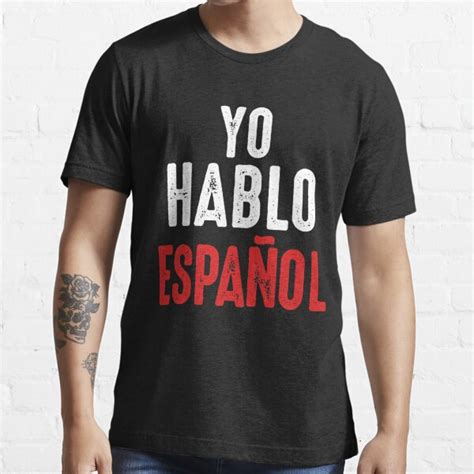 Yo Hablo Espanol Ich Spreche Spanisch T Shirt Von Biagiodefranco