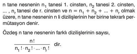 Tekrarl Perm Tasyon Konu Anlat M Test Sorular Z Mleri S N F