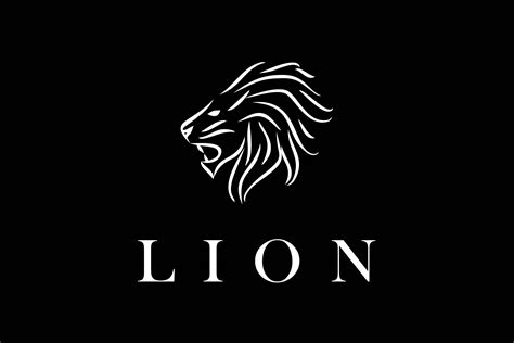 Lion Head Logo Design Graphic By Artpray · Creative Fabrica