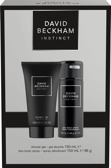 David Beckham Instinct Deodorant Body Spray Shower Gel Gift Set For