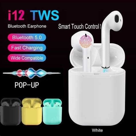 Cheap Inpods I12 TWS Earbuds Super HIFI Stereo Surround Bass Earphones