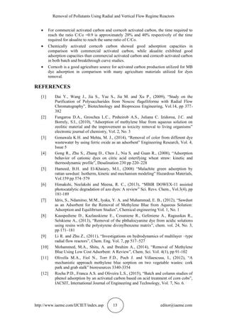 REMOVAL OF POLLUTANTS USING RADIAL AND VERTICAL FLOW REGIME REACTORS PDF