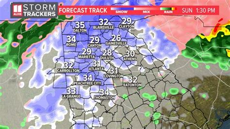 Atlanta Georgia snow when is it going to start falling | 11alive.com