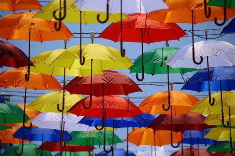 Free Stock Photo of Colorful Umbrellas | Download Free Images and Free ...