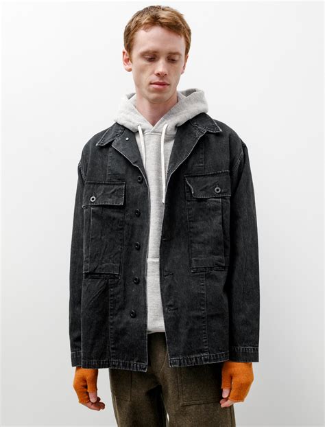 Orslow Us Army Denim Jacket Black Garmentory