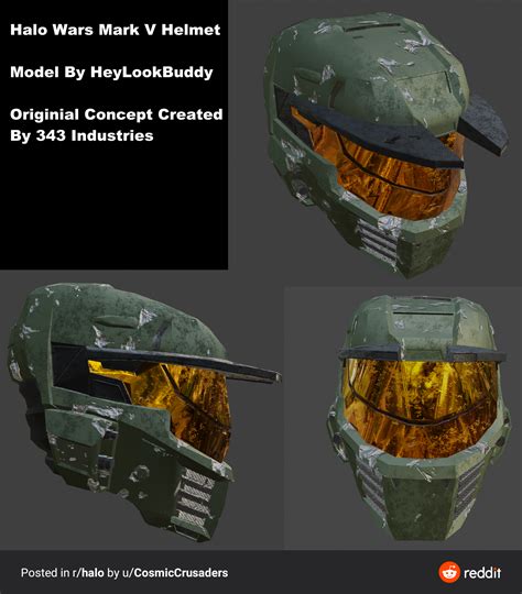 Halo Mark IV Helmet by Me : r/ImaginaryHalo