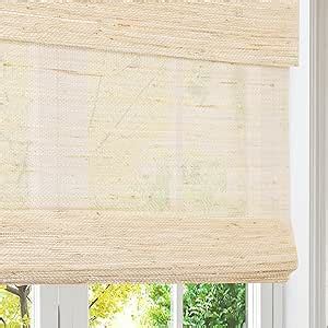 Amazon Artdix Bamboo Roman Shades Natural Cordless Custom