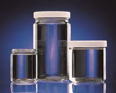 Clear Glass Straight Sided Jars General Use Jars