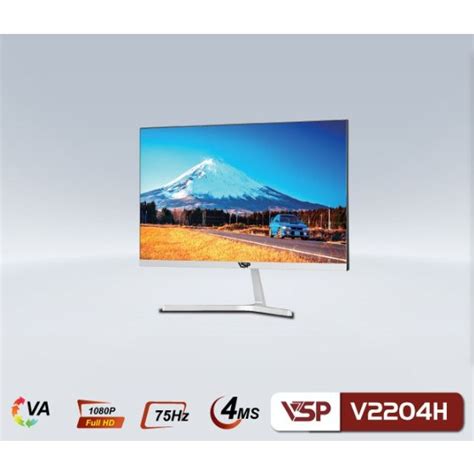 Màn Hình VSP 22 inch V2204H Tràn Viền IPS ĐEN TRẮNG Full HD VA