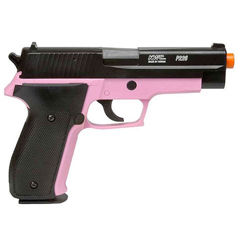 Sig Sauer P226 Pink Spring Airsoft Pistol Gun Cybergun 328 Fps Girls