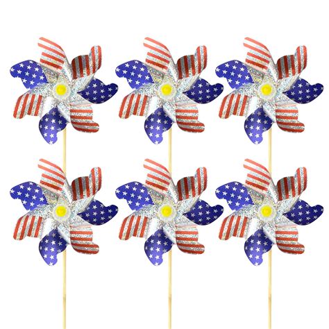 Th Of July Decorations Memorial Day Decorations Pc Pinwheels