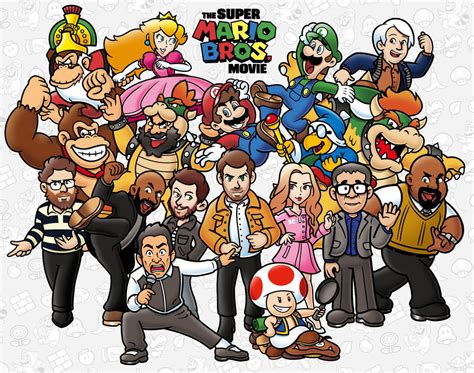 Cast of The Super Mario Bros Movie by Noe3210 on DeviantArt