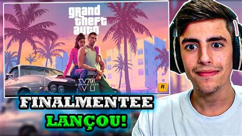 Reagindo Grand Theft Auto Vi Trailer Vincioreact Youtube