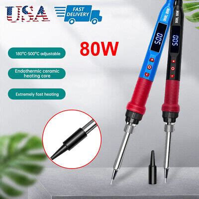 Electric Soldering Iron Adjustable Temperatur W Welding Solder