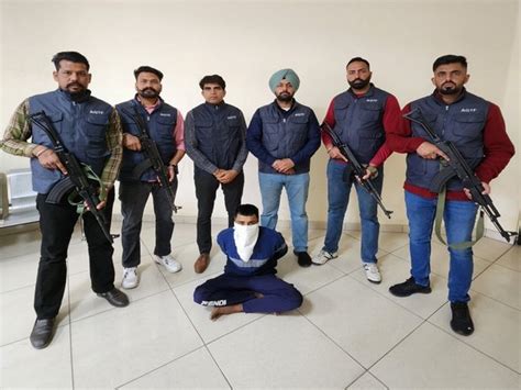 Punjab Agtf Arrests 1 Associate Of Davinder Bambiha Gang