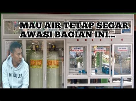 CARA MEMBERSIHKAN TANDON DEPOT AIR MINUM ISI ULANG YouTube