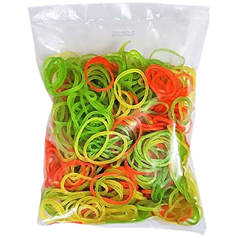 Buy Cs Rubber Bands Nylon Assorted Colour 5 Cm Online At Best Price