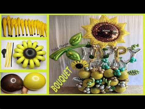 C Mo Hacer Bouquet Grande De Globos Y Letras Happy Birthday Para