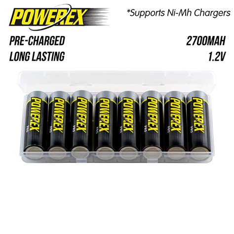 Free Delivery Powerex Pro Precharged Aa Rechargeable Nimh Batteries